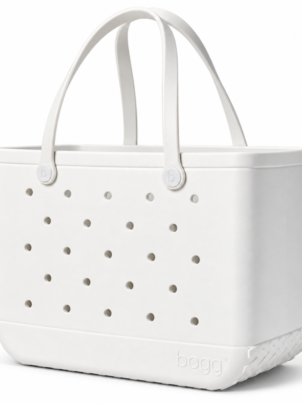 Bogg Bag Original Large Tote Bag White 19 x 14 x 9 inches Waterproof Washable EVA Beach